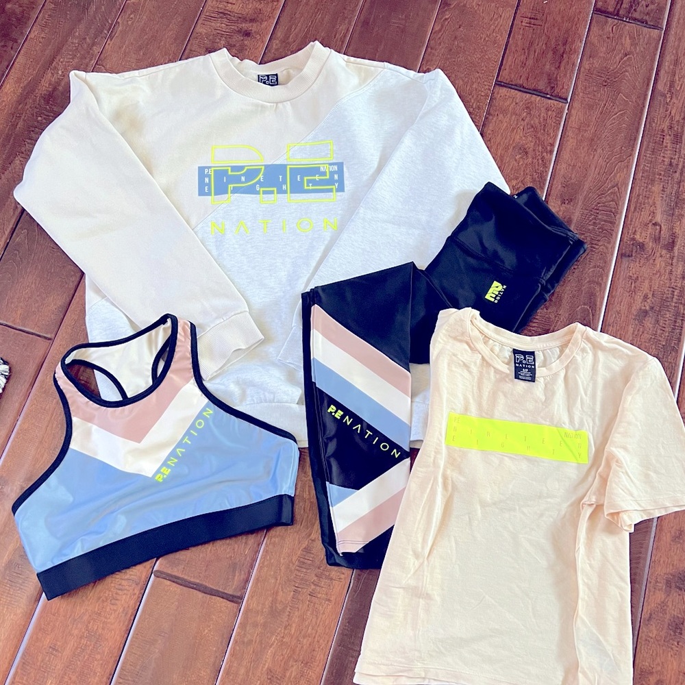 P.E Nation SET! 4 matching items